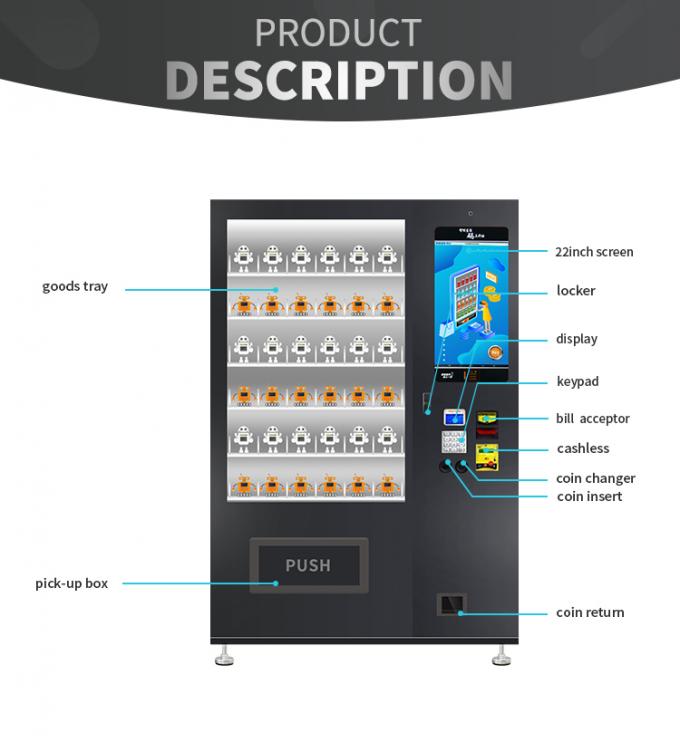 Kinderliebling spielt Geschenk-Automaten mit 22 Zoll-Touch Screen/LED Beleuchtung