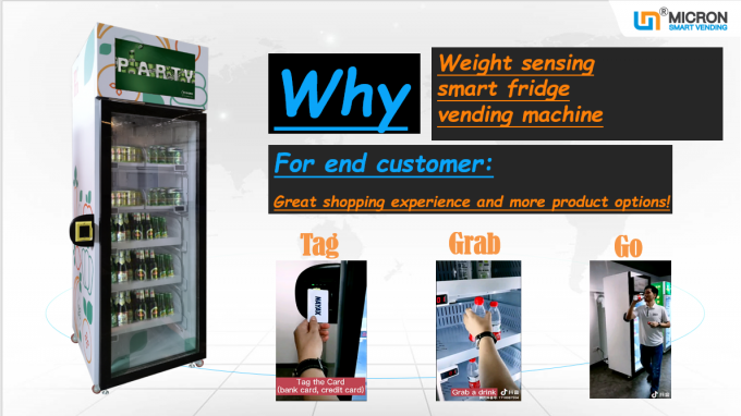 Intelligenter Kühlschrankautomat des Mikrometers