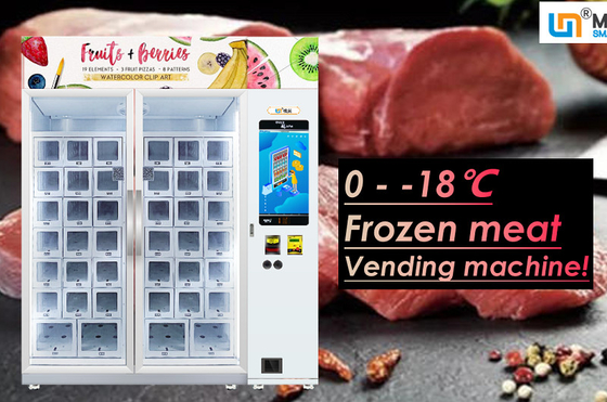 Der 22 Zoll-gefrorene Automat für Fleisch-Käse-Eiscreme-Schließfach-Größe fertigte besonders an
