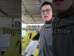 Waschmaschine für Hunde mit Selbstbedienung