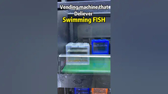 Ein Automaten für schwimmende Fische, hast du so was schon mal gesehen?