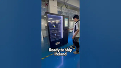 Verkaufsautomaten mit Schließfach an der Seite, das Hinzufügen von Schließfach machen mehr Möglichkeit, größeres Produkt zu verkaufen.