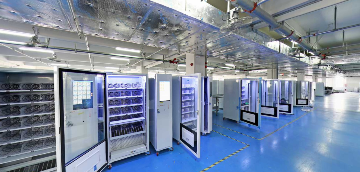 Guangzhou Micron Vending Technology Co.,Ltd Produktionslinie des Herstellers