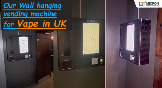 Hängende Wand-elektronische Zigaretten-intelligenter Automat mit Alters-Erkennungssystem