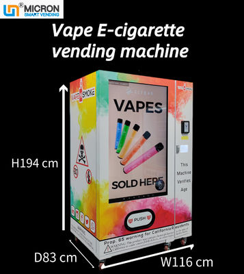 Automatischer E-Zigarette Vape-Automat mit 55 Zoll-Touch Screen