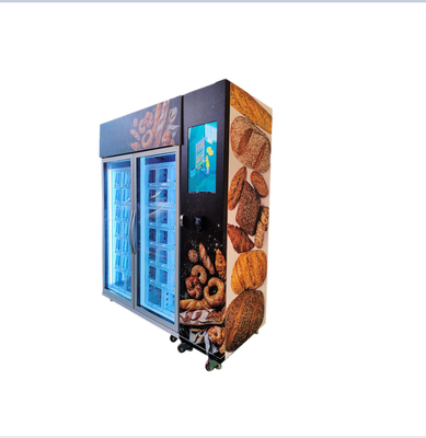 Brot-abkühlender Schließfach-Automat mit 22-Zoll-Bildschirm und Kartenleser