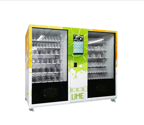 22 Zoll-Touch Screen kombiniertes Snack-Food-große Kapazitäts-Automaten-bargeldlose Zahlung