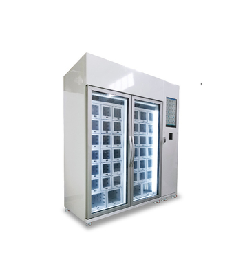 Unbemannter Einzelhandelsgeschäft-abkühlender Schließfach-Automat, zum des Ei-Frucht-Fleisches zu verkaufen