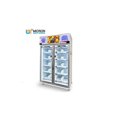 Unbeaufsichtigter intelligenter Kühlschrank-KleinAutomat für gesundes Nahrungsmittelzupacken N gehen Kühlschrank
