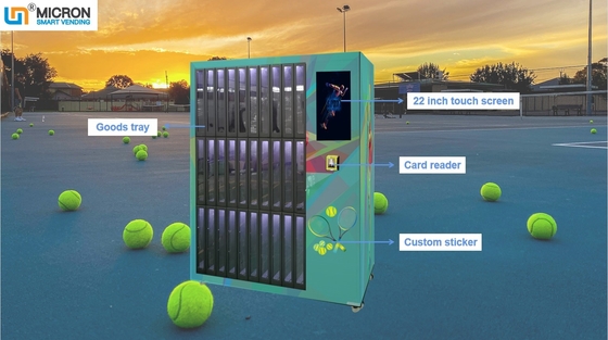 Große Kapazitäts-Touch Screen Tennis-Sport-Schließfach-Automat mit intelligentem System