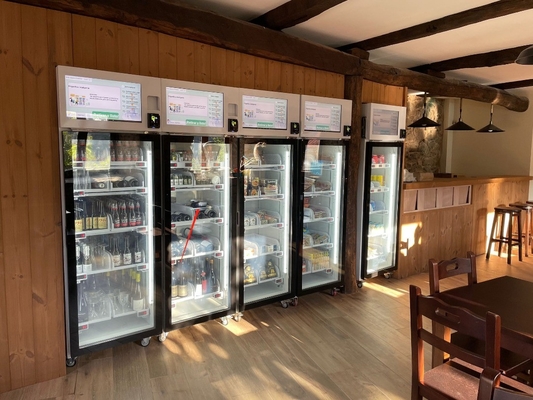 Micron Smart Vending Fresh Food Snack Drink Smart Kühlschrankautomat mit Kartenleser
