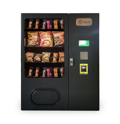 Mini-Snack- und Getränkeautomat mit intelligentem System und Touchscreen im Büro