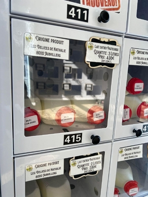 Brot-Frische-Lebensmittel-Automaten mit großer Kapazität Schließfächer in Frankreich