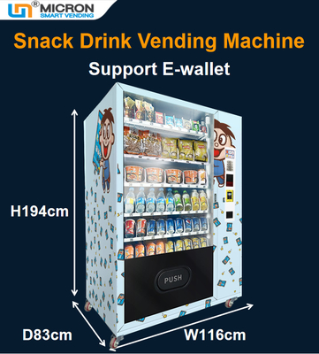 Münzen24 Stunden Selbstservice-Snack-Food-Automat