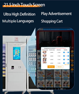 22 Zoll-Touch Screen Mahlzeit-Automat mit NAYAX-Kartenleser
