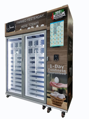 Unbemannter Einzelhandelsgeschäft-abkühlender Schließfach-Automat, zum des Ei-Frucht-Fleisches zu verkaufen
