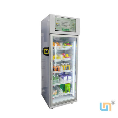 Ei-Milch-intelligenter Kühlschrank-GemüseAutomat mit offener Tür