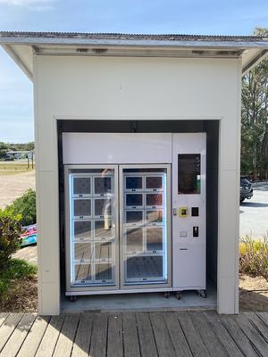 Großer Glasfenster-Blumen-Automat mit GPRS-Überwachungsanlage