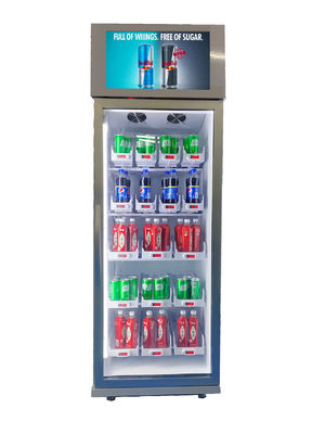 22-Zoll-Bildschirm Imbiss-Getränk-Büro-Automat mit Kühlsystem