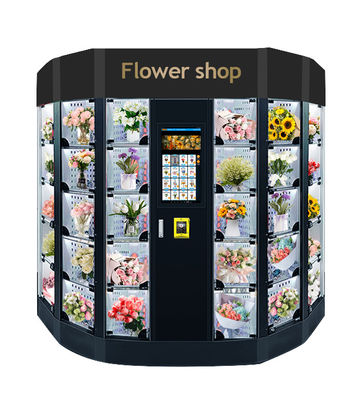 Frische Blume 21,5 Zoll Schließfach-Automaten, Internet-Automaten, Mikrometer abkühlend