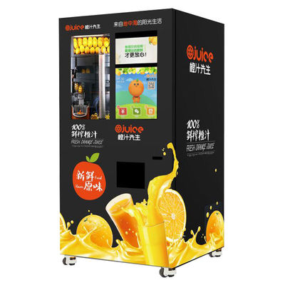 Automatischer Verkaufsautomaten für frisch gepressten Orangensaft mit Kartenleser