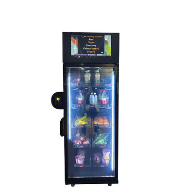 QUALITÄT  240V Smart Fridge for snack cold drink Vending Machine with nayax card reader Fabrik