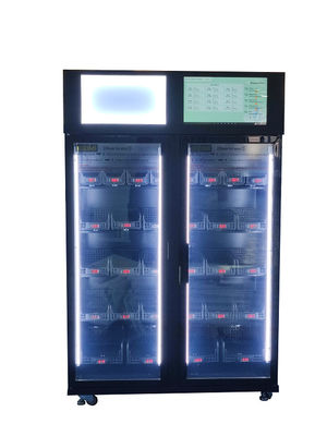 Für den europäischen Markt ein intelligenter Kühlschrank-Automaten zum Verkauf von Snacks mit Kartenleser