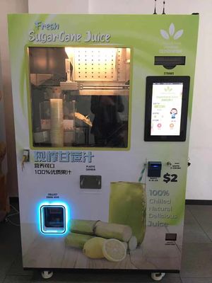 Micron Frischsaft-Automaten für Zuckerrohr-Automaten mit Bargeld-Münzen-Zahlungssystem auf der Straße