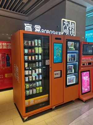 Micron Outdoor Indoor Vending für Souvenirs Verkaufsautomat mit Bildschirmfenster und Aufzug