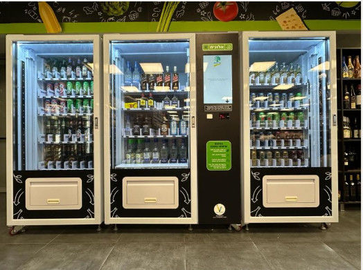 Rotwein-kundenspezifische Automaten mit Aufzugsglasflasche Mikrometer-intelligentem Automaten für Verkauf