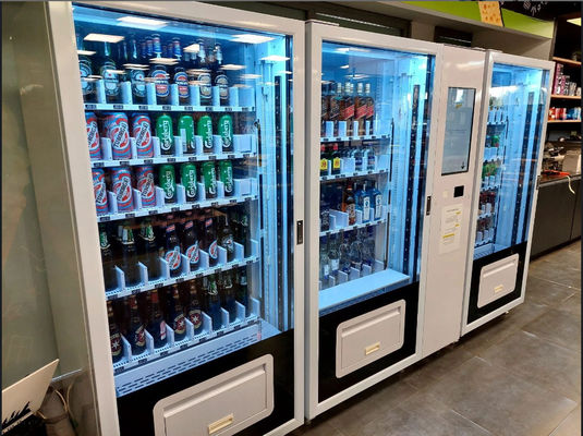 Rotwein-kundenspezifische Automaten mit Aufzugsglasflasche Mikrometer-intelligentem Automaten für Verkauf