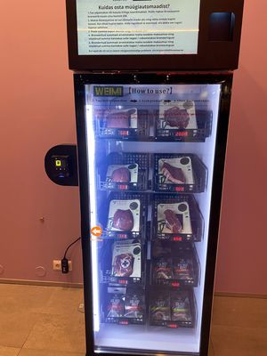 Smart Kühlschrank Eismaschine -22°C Gefrierschrank mit Touchscreen-Kartenleser