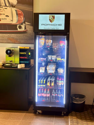 Großkapazität Touchscreen Snack Drink Smart Kühlschrank Offene Tür Verkaufsautomat