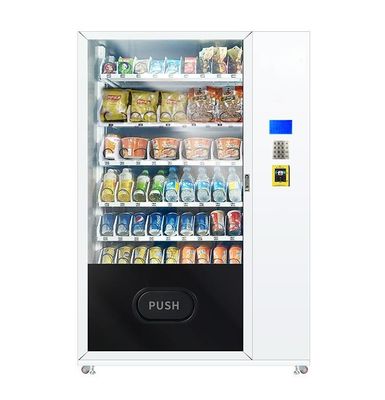 Hochsicherheit Normal Tastatur Kaltes Soda Getränke Snack Automaten mit 5 Zoll Bildschirm
