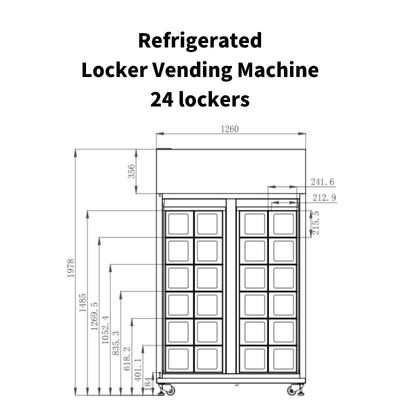 Free Match Smart Locker Verkaufsautomaten für landwirtschaftliche Erzeugnisse Frisches Obst Verkaufsautomaten