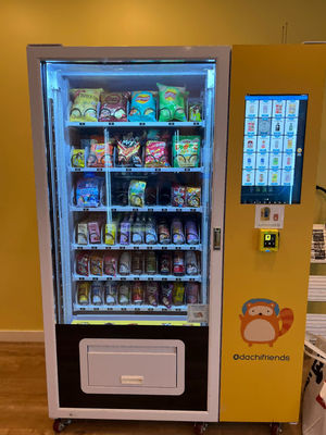 Hot selling 22 Zoll Touchscreen Snack Getränke Verkaufsautomaten mit Kühlsystem in Schulen