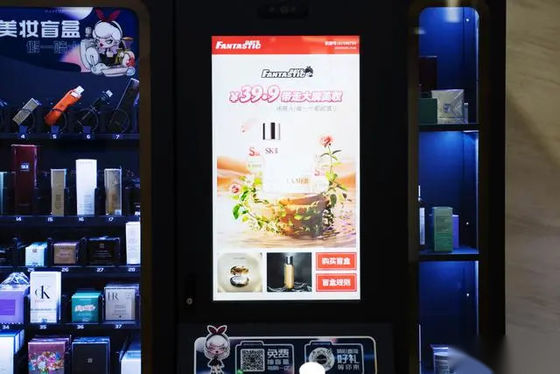 Automatische Blindbox mit großer Kapazität und 32' Touchscreen-Digitalwerbung