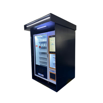 Außenstehender Snack Kaltgetränke Soda Automaten mit Schalenwiderstandselementen Diebstahl verhindern