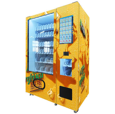 Intelligentes Backend-System Kartenleser Snack-Food-Automaten mit einstellbarem Kühlsystem