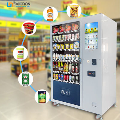 Intelligentes Backend-System Kartenleser Snack-Food-Automaten mit einstellbarem Kühlsystem