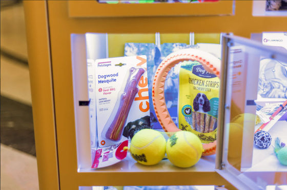 Hundepark Außenstandort 24/7 Haustierprodukte Hundepflege Waschen Smart Vending Machine für Haustierfutter