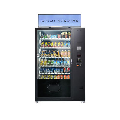 Kommerzielle intelligente Snack-Drinks-Vending-Maschine mit zusätzlichem Bildschirm zur Preisförderung