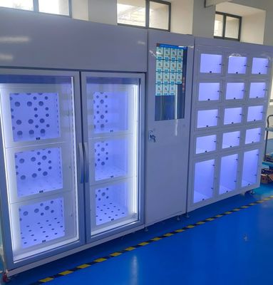 21.5 Zoll Touchscreen Eierverkaufsautomaten für frisch zubereitete Käse Snacks