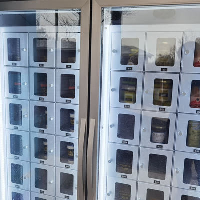 Kühlschrank-Automaten mit Barzahlung und Raumtemperaturoption