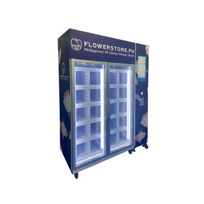 24/7 Selbstbedienung Kühlschrank für frische Blumen Topfpflanzen Cholocate Verkaufsautomat