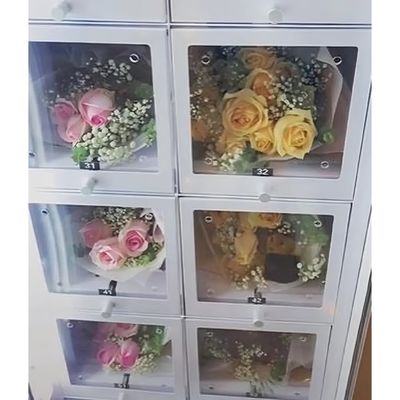 24/7 Selbstbedienung Kühlschrank für frische Blumen Topfpflanzen Cholocate Verkaufsautomat