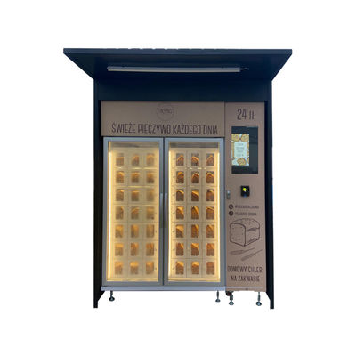 Umweltfreundliche Backwaren-Vending-Maschine verwendet nachhaltige Materialien und Energie-R290 Kühlmittel für Kuchenprodukte