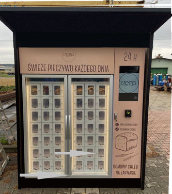 Bequeme Pie-Locker-Vending-Maschine mit 42 Schließfächern und R290-Grüngaskompressor