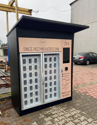 Bequeme Pie-Locker-Vending-Maschine mit 42 Schließfächern und R290-Grüngaskompressor