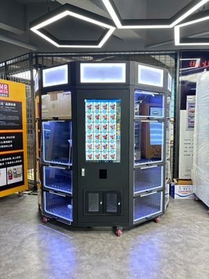 Neues Design Schließfach Frische Blumen Verkaufsautomat mit Kühlfunktion 32 Zoll Touchscreen Lichtschrank für das Branding